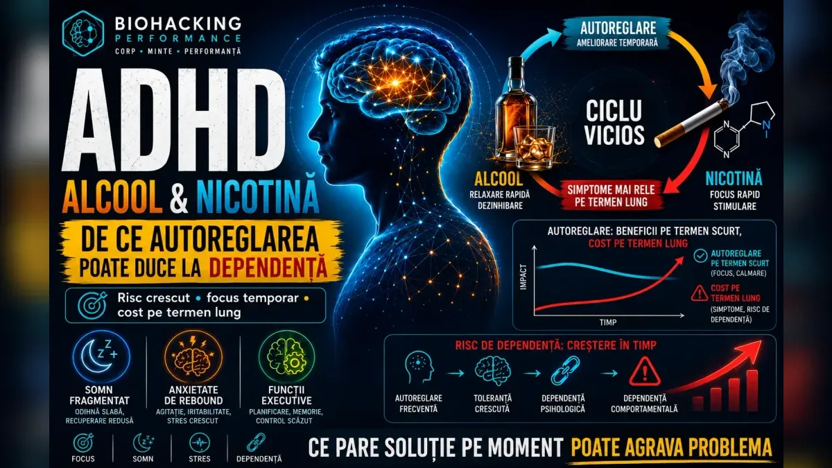 ADHD, alcool și dependența