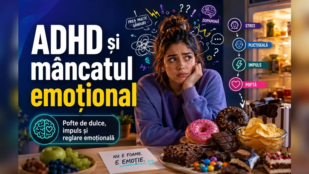 ADHD, mâncat emoțional și pofte