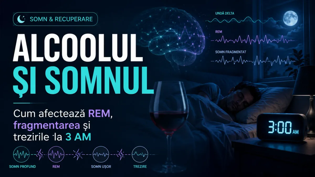 Alcool și somn: REM fragmentat