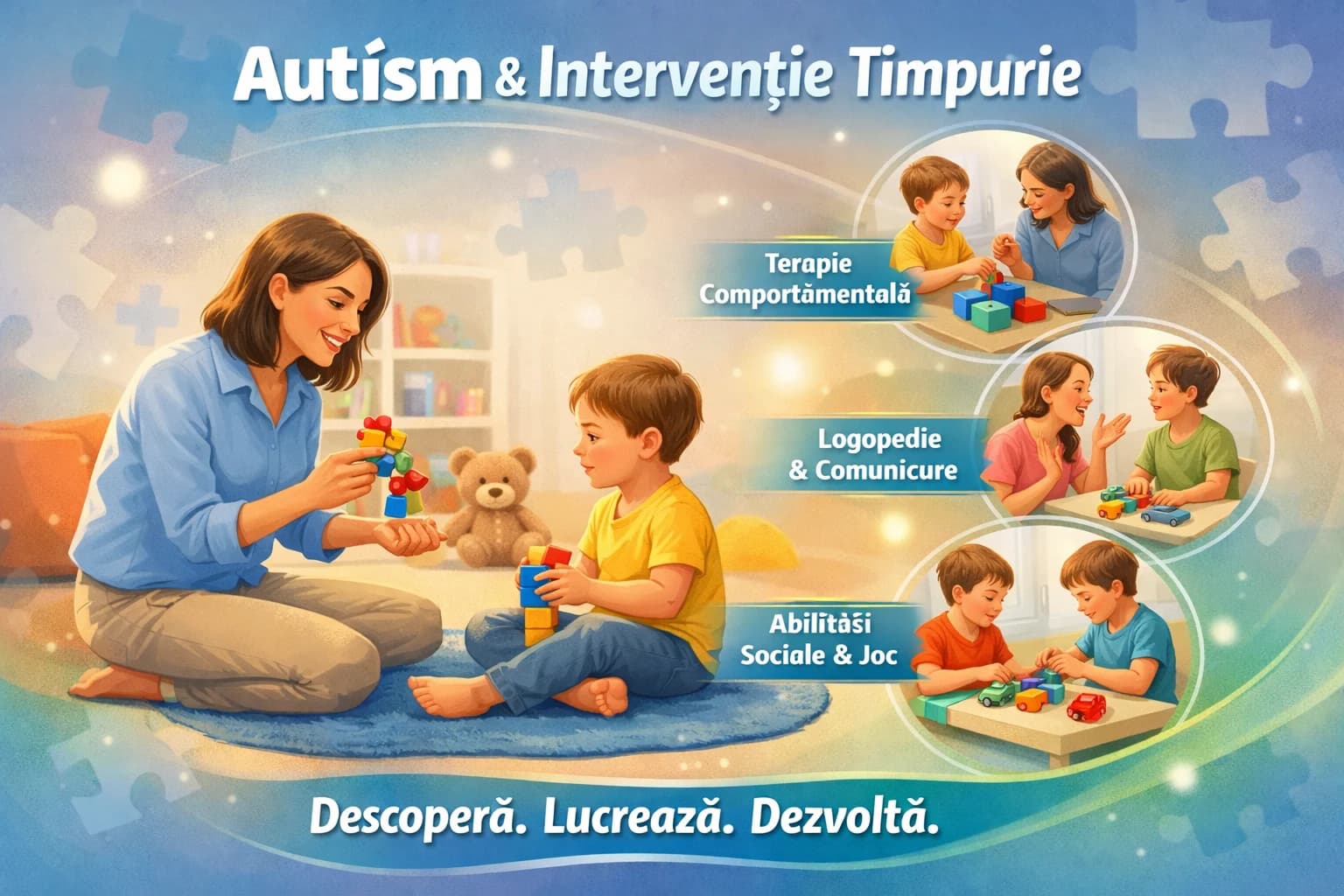 Intervenția timpurie în autism: de ce contează primii ani