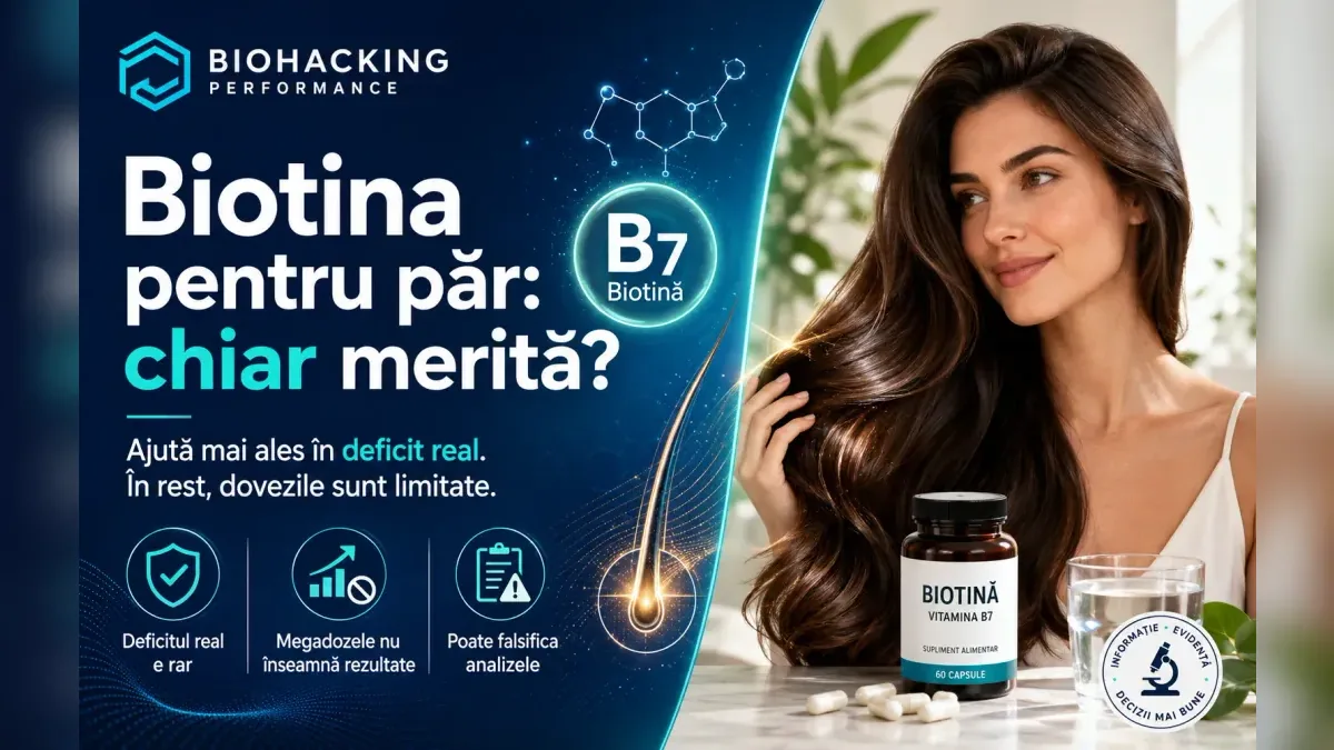 Biotină pentru păr: chiar merită?