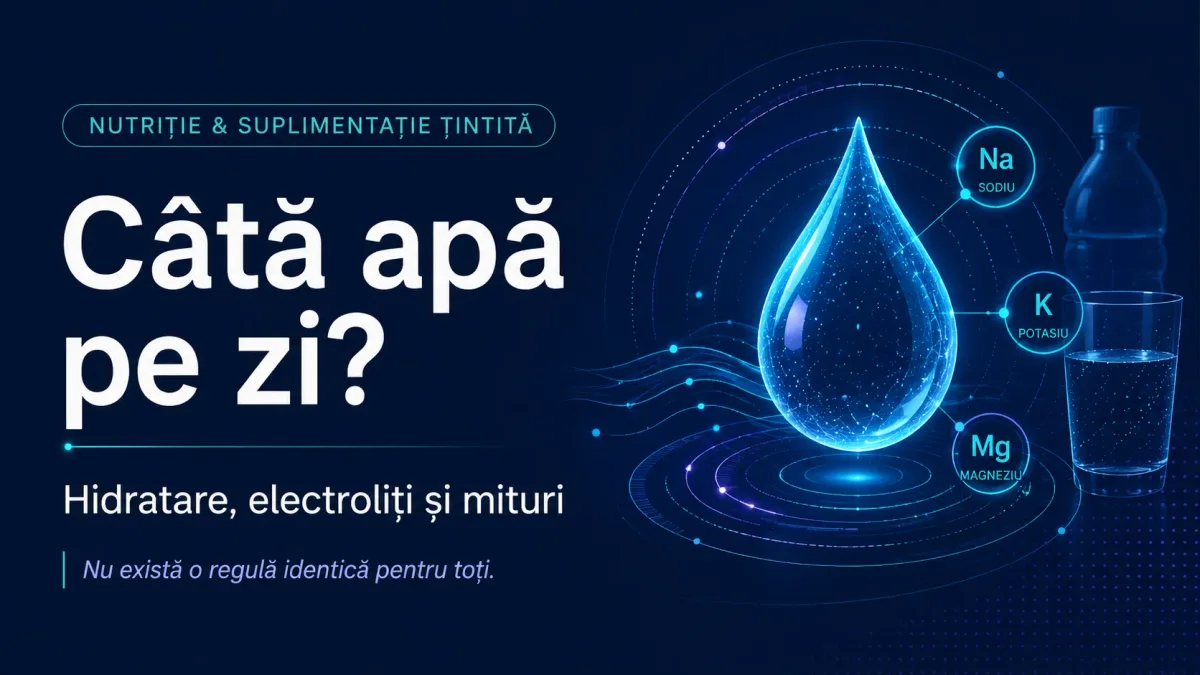 Cât apă pe zi și electroliți
