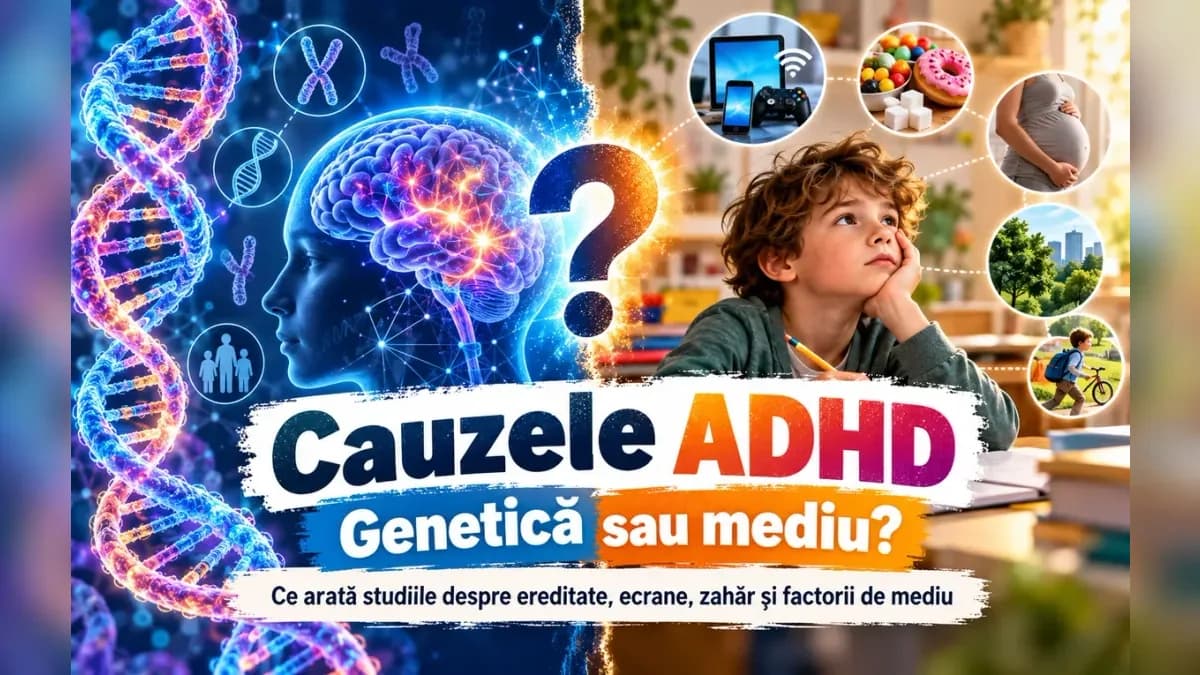 Cauzele ADHD: genetică sau mediu