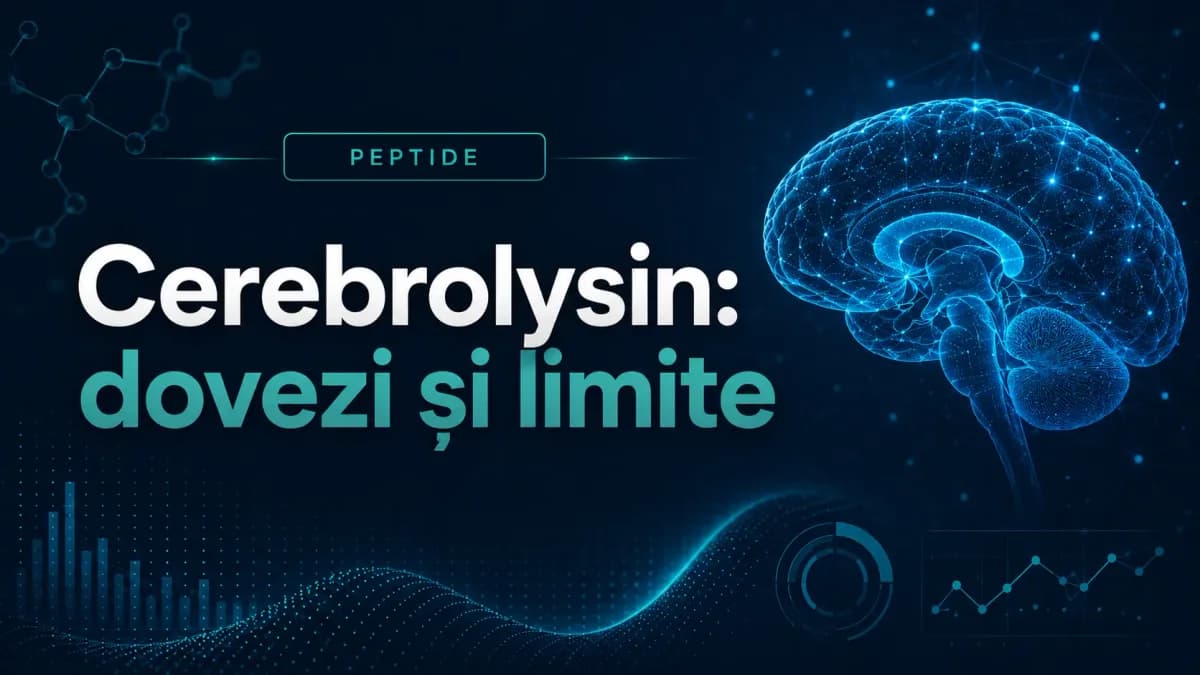 Cerebrolysin: dovezi și limite