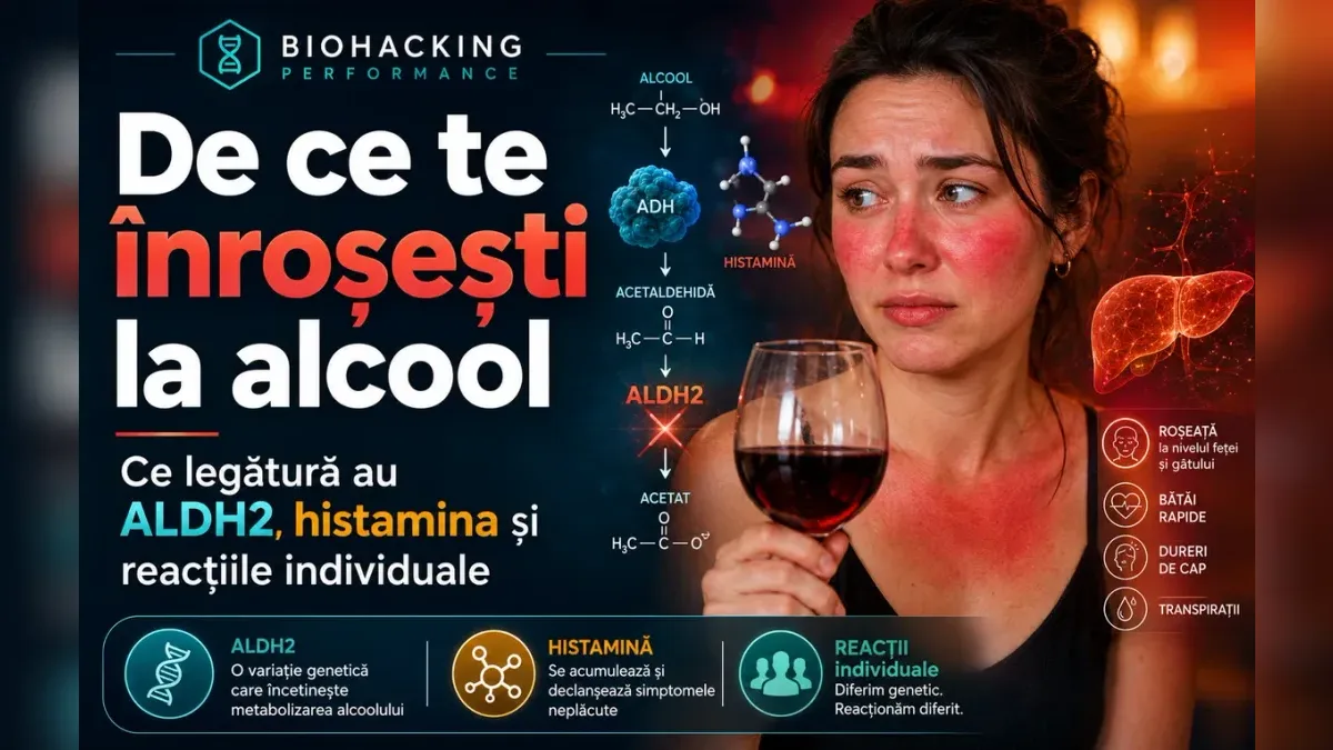 De ce te înroșești la alcool