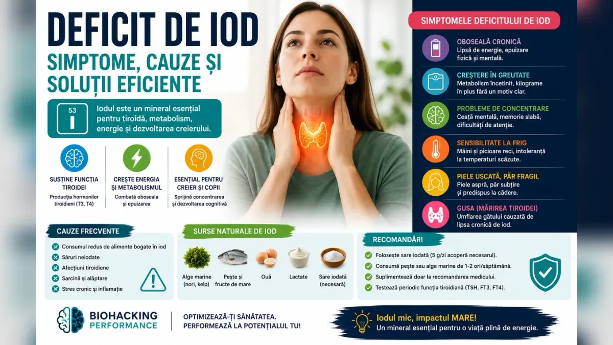 Deficit de iod: semne și analize