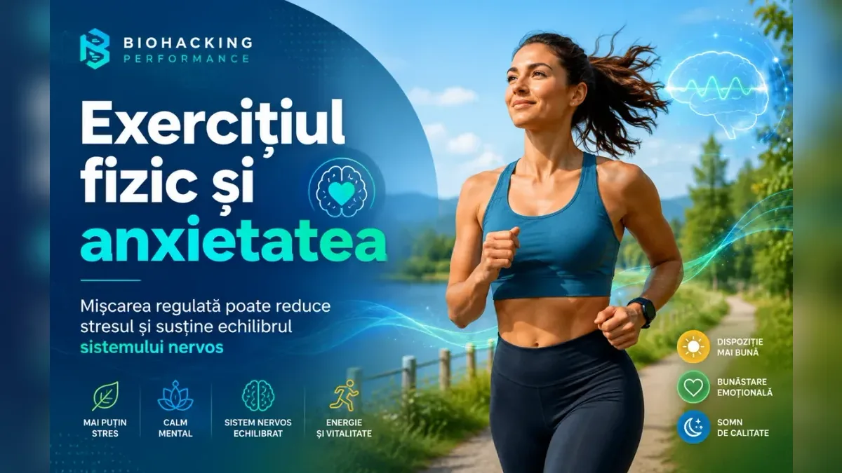 Exercițiul fizic și anxietatea