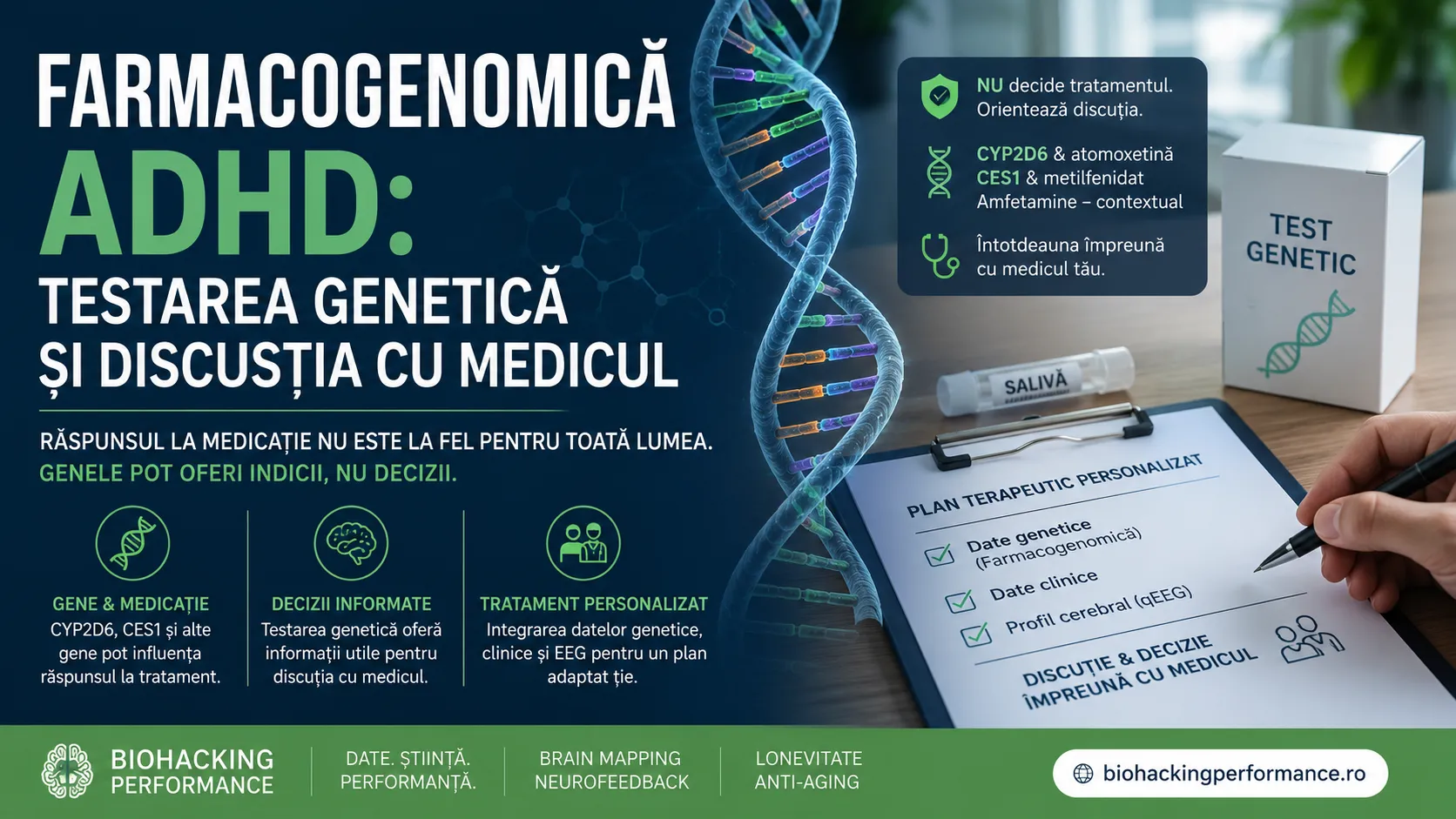 Farmacogenomică ADHD: testare