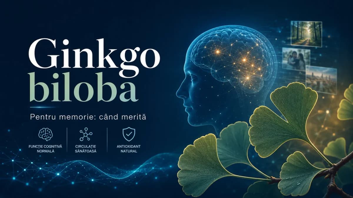Ginkgo biloba pentru memorie