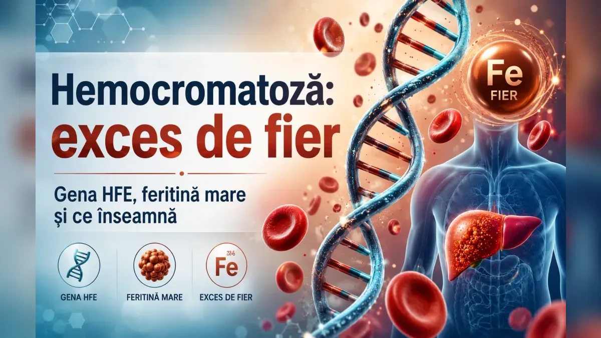 Hemocromatoză: exces de fier