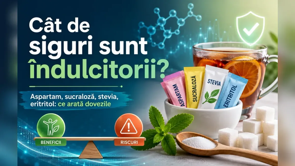 Cât de siguri sunt îndulcitorii?