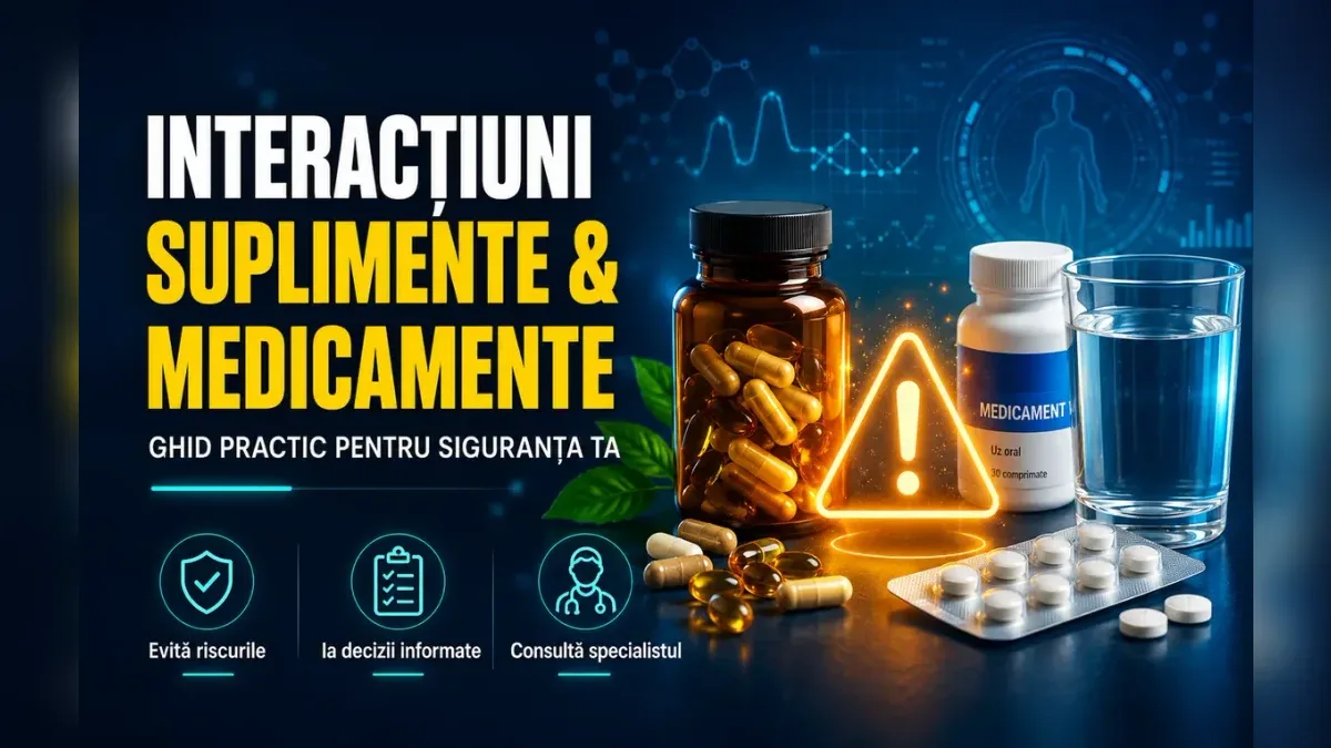Suplimente și medicamente: risc