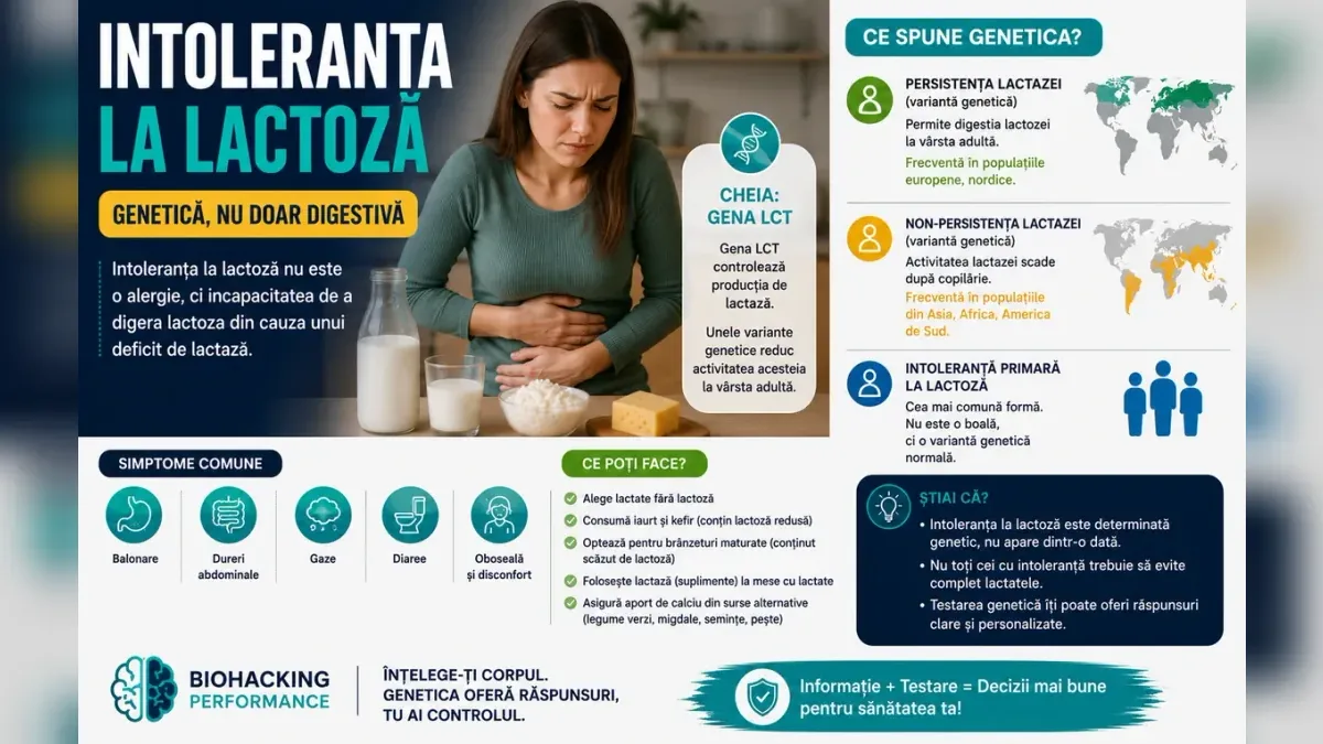 Intoleranța la lactoză și gena