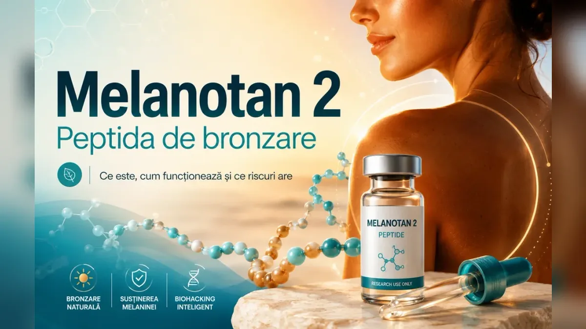 Melanotan 2, peptida de bronzare