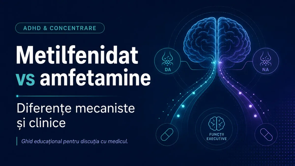Metilfenidat vs amfetamine ADHD