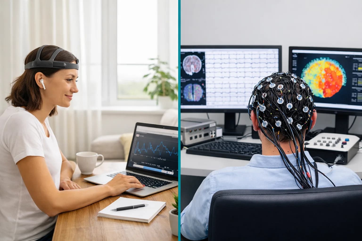 Neurofeedback acasă vs la clinică: diferențe reale, nu doar de confort