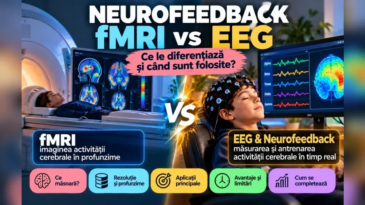 Neurofeedback prin fMRI vs EEG