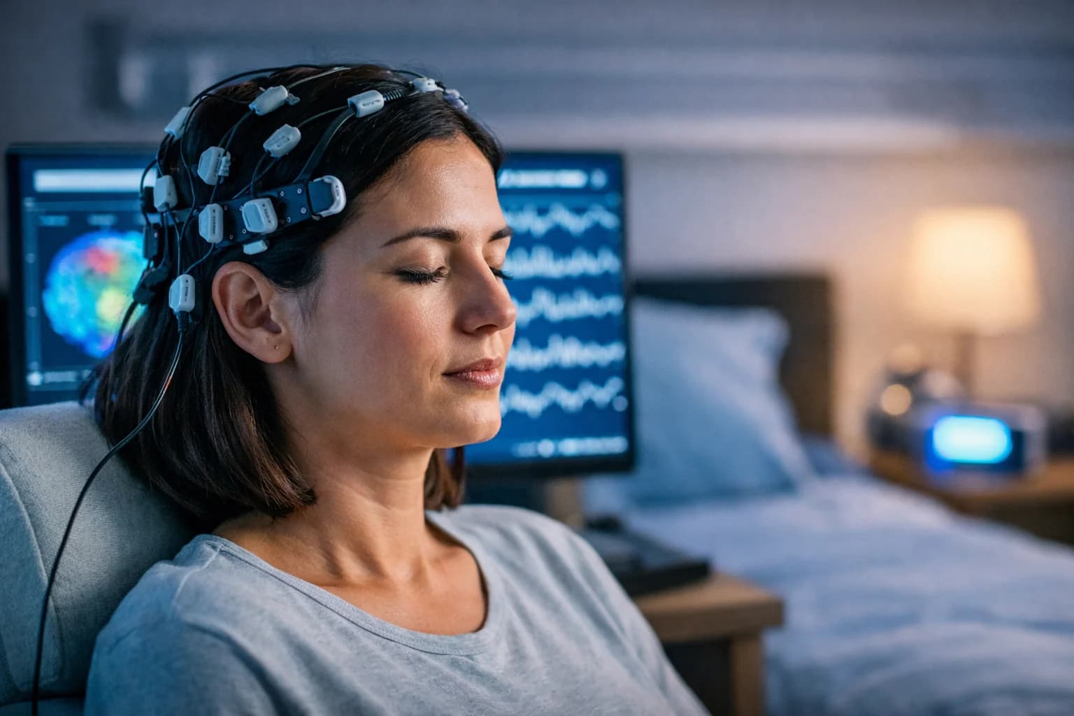 Neurofeedback pentru insomnie: ce arată creierul și cum se reglează somnul