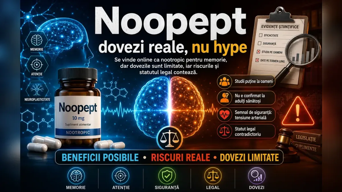 Noopept: dovezi reale, nu hype