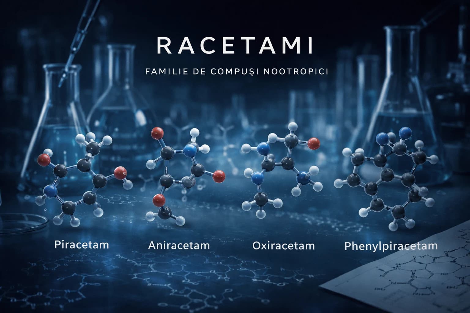 Racetami: piracetam, aniracetam și phenylpiracetam — ce știm și ce nu