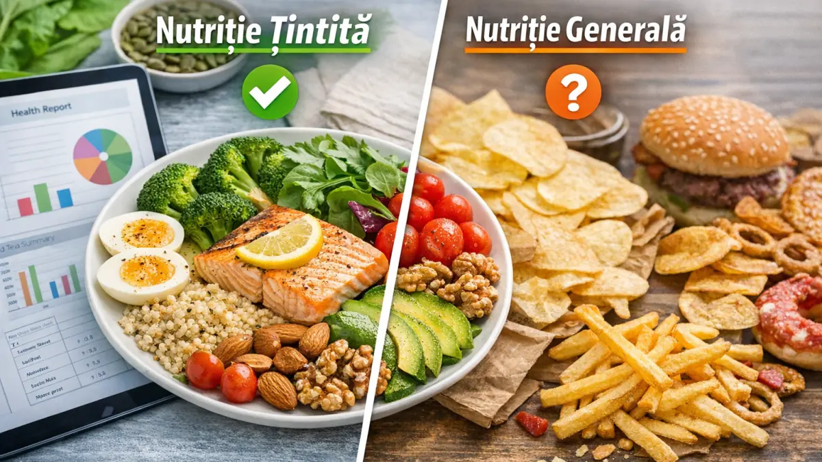 Nutriție țintită: ce este, cum diferă de alimentația sănătoasă și de ce contează
