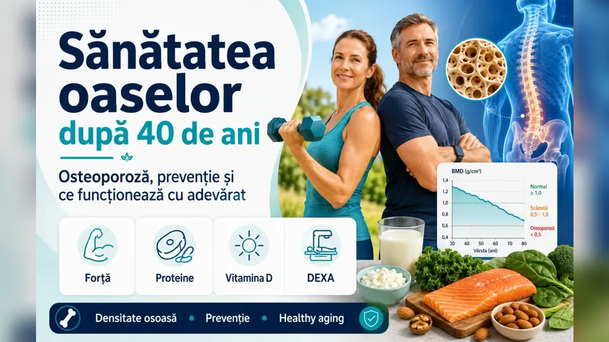 Sănătatea oaselor după 40 de ani