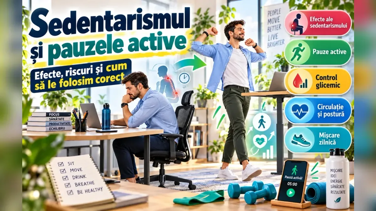 Sedentarismul și pauzele active