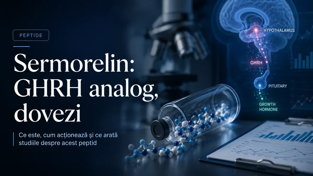 Sermorelin: GHRH analog, dovezi