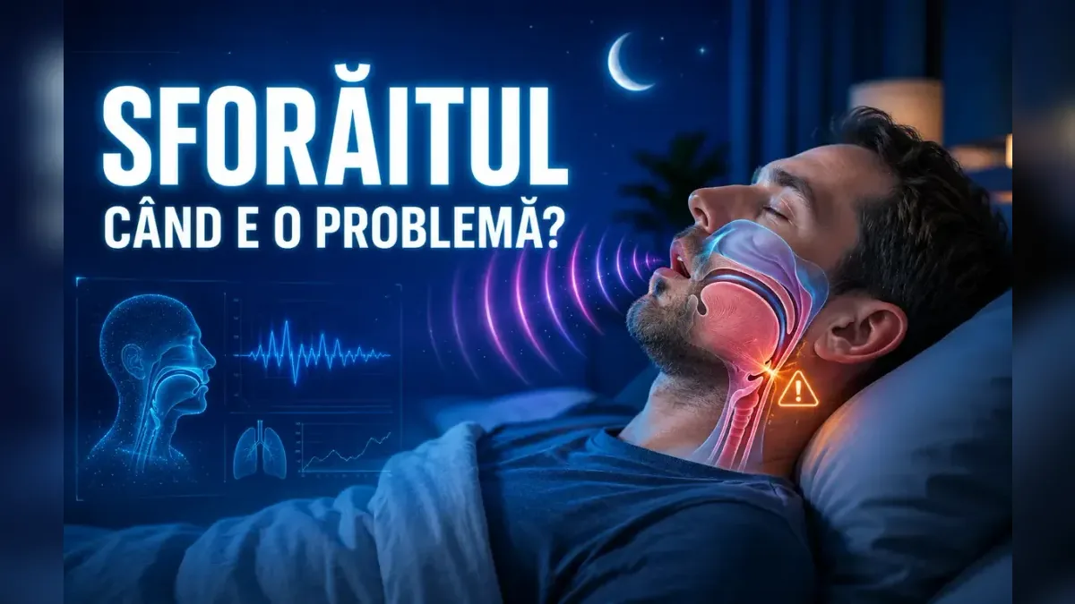De ce sforăi și când e problemă