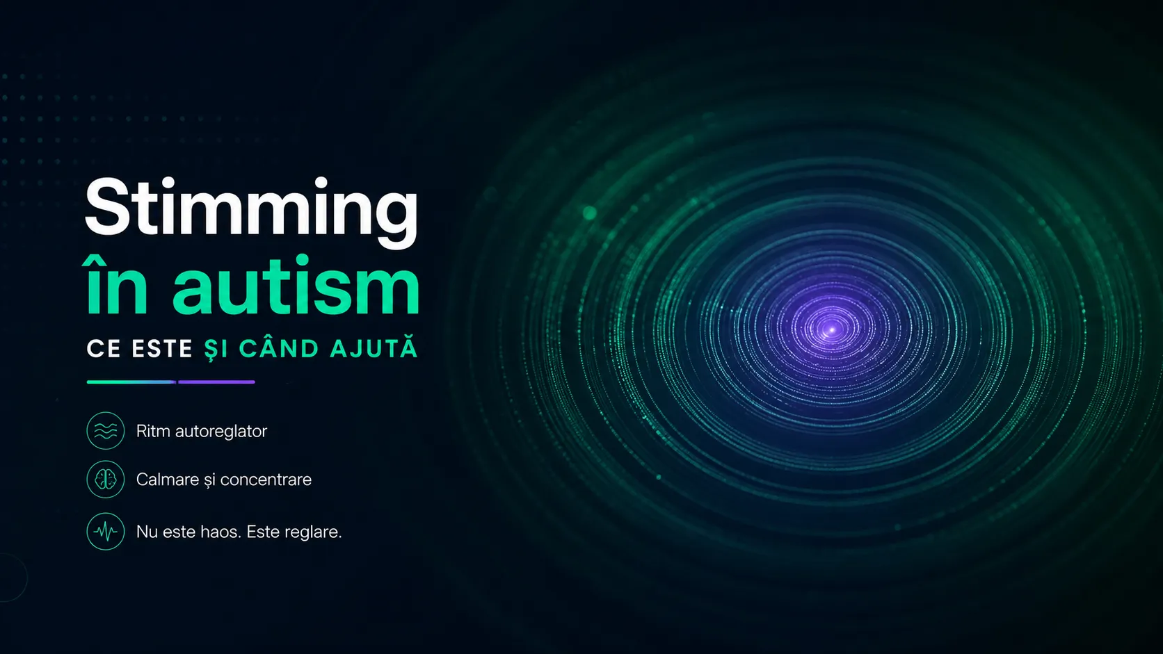 Stimming în autism: când ajută și când e semnal îngrijorător