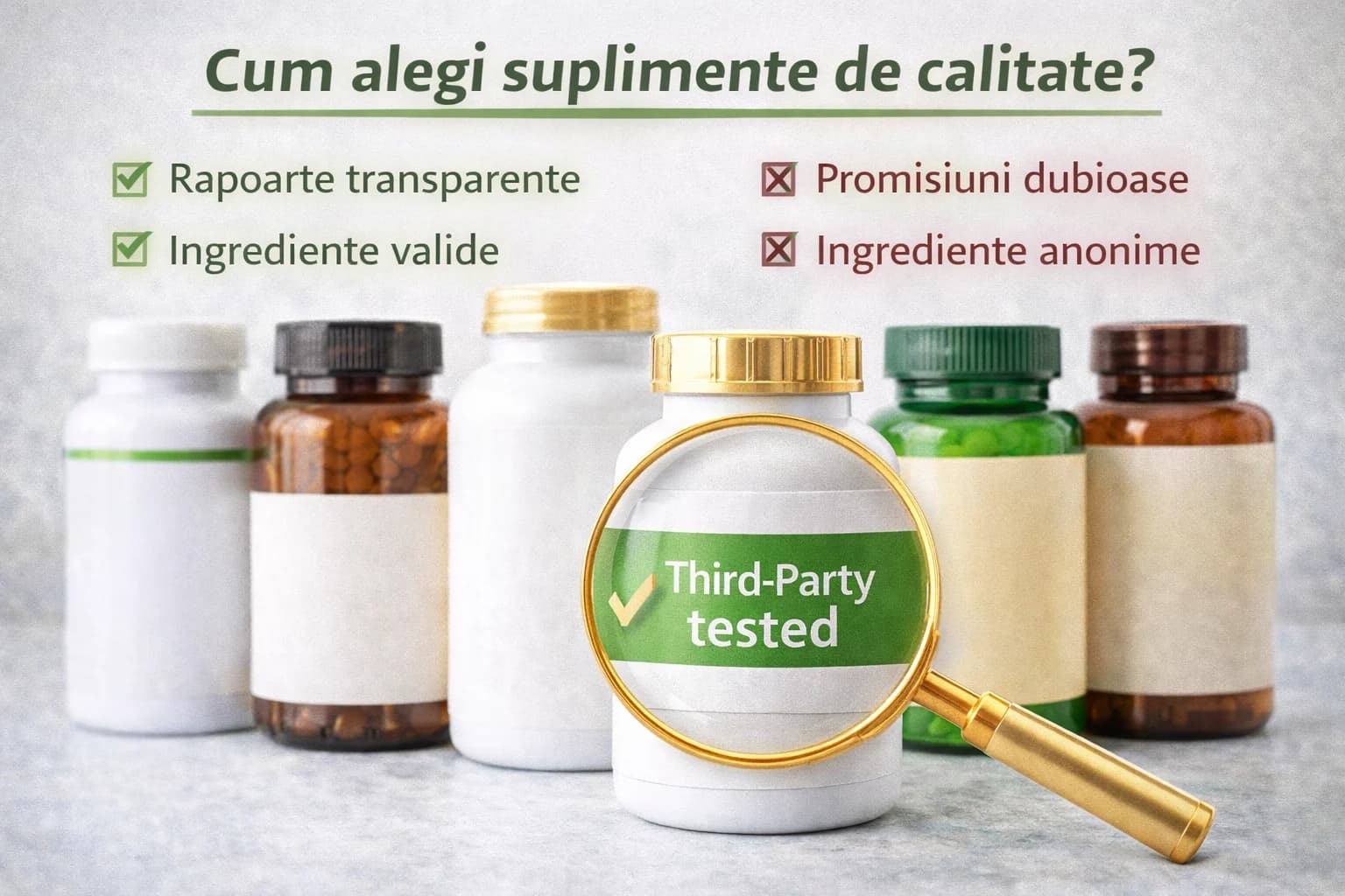 Cum alegi suplimentele: criterii de calitate, forme și ce eviti