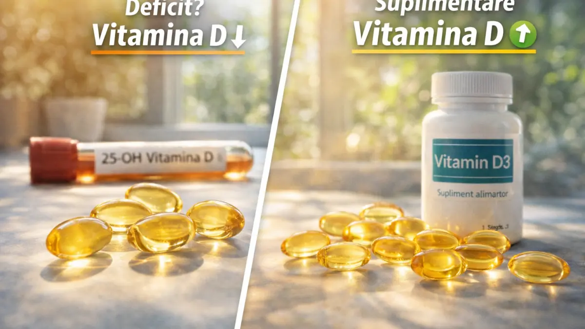 Vitamina D: deficit, suplimentare corectă și ce arată cu adevărat analizele