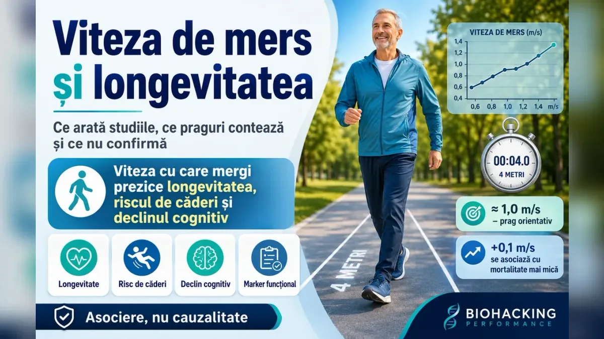 Viteza de mers și longevitatea