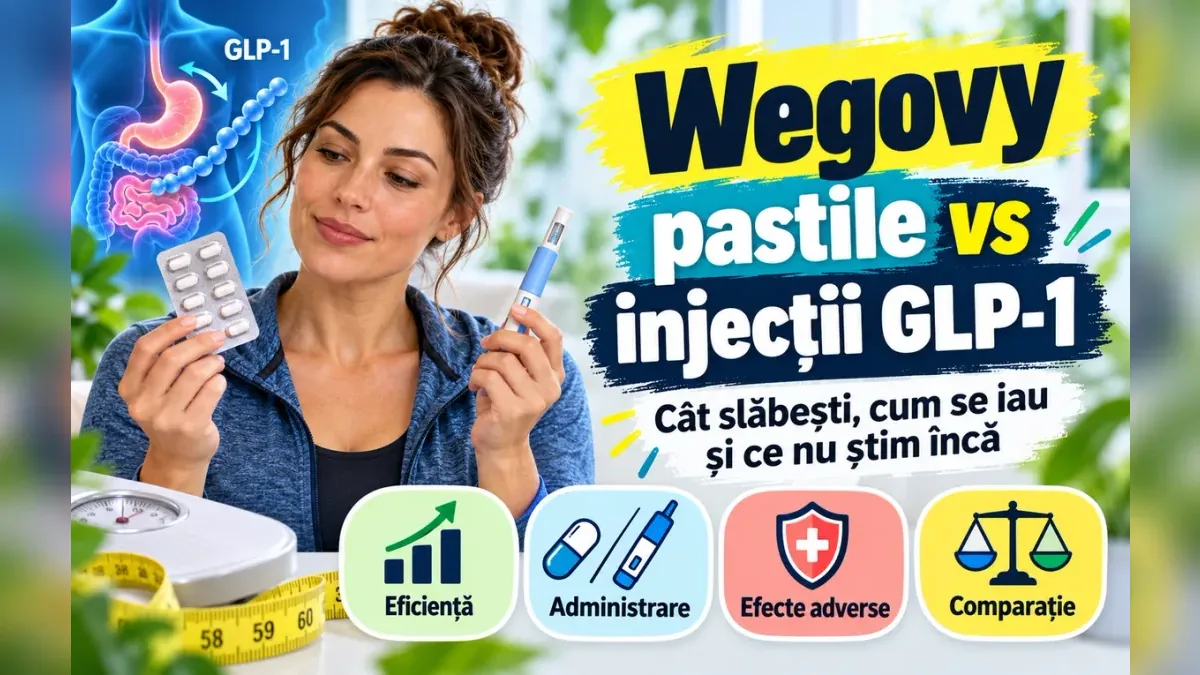 Wegovy pastile vs injecții GLP-1
