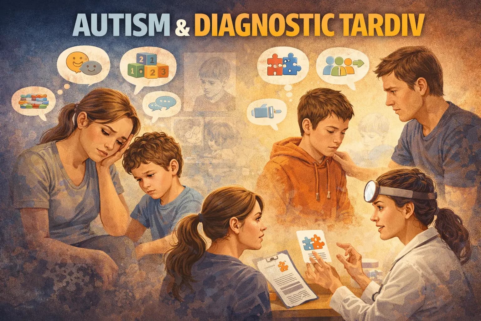 Diagnostic tardiv de autism: ce se întâmplă după confirmare