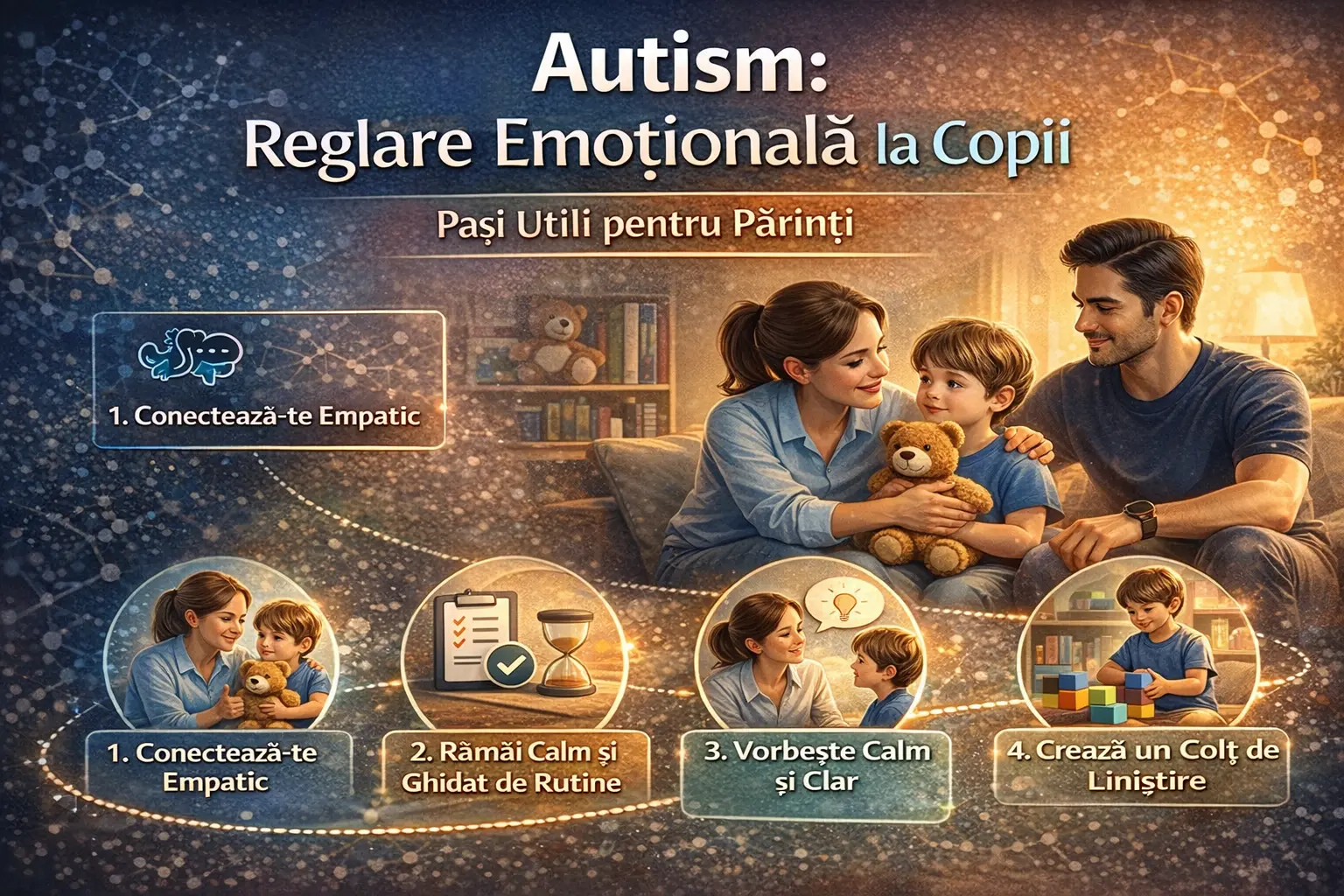 Autism și reglare emoțională: ce pot face părinții în viața de zi cu zi
