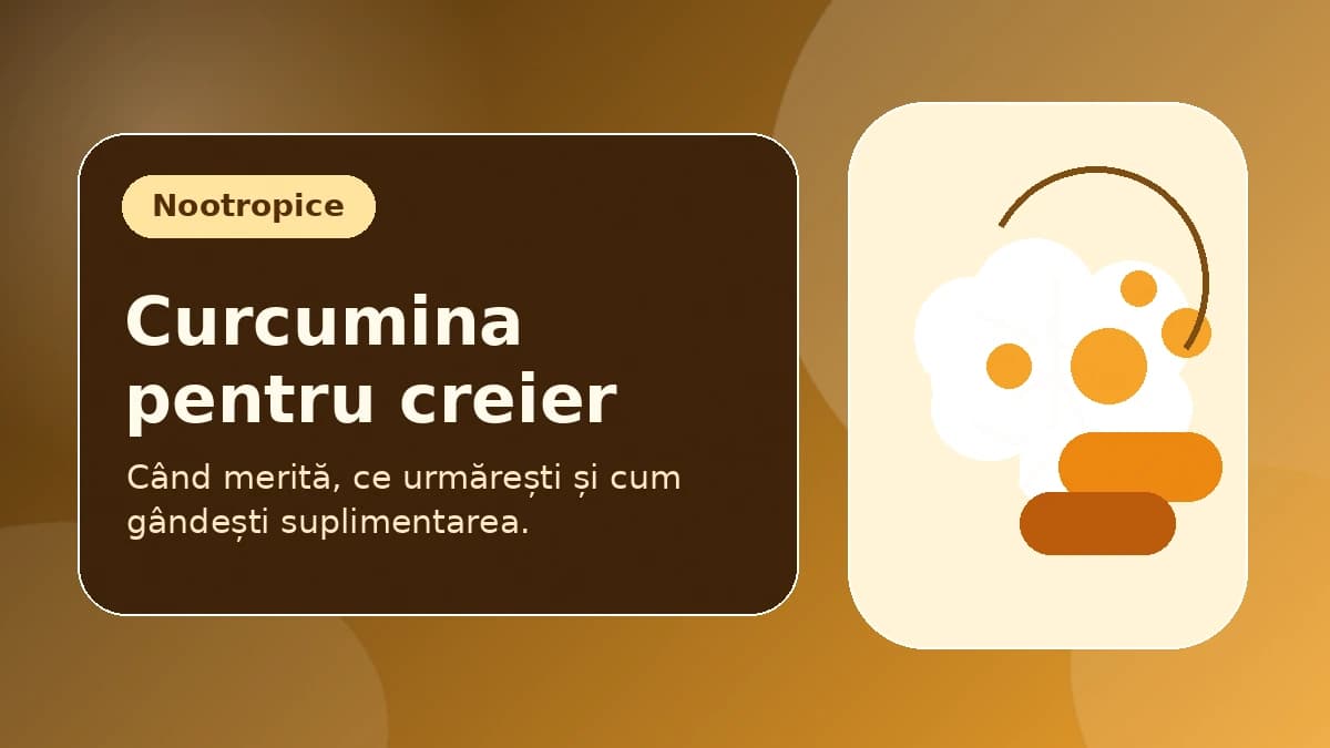 Curcumina pentru creier