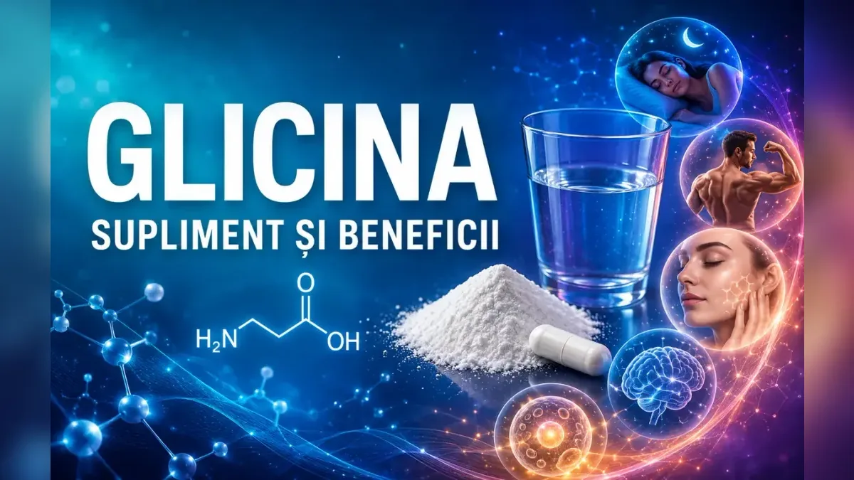 Glicina: beneficii și limite