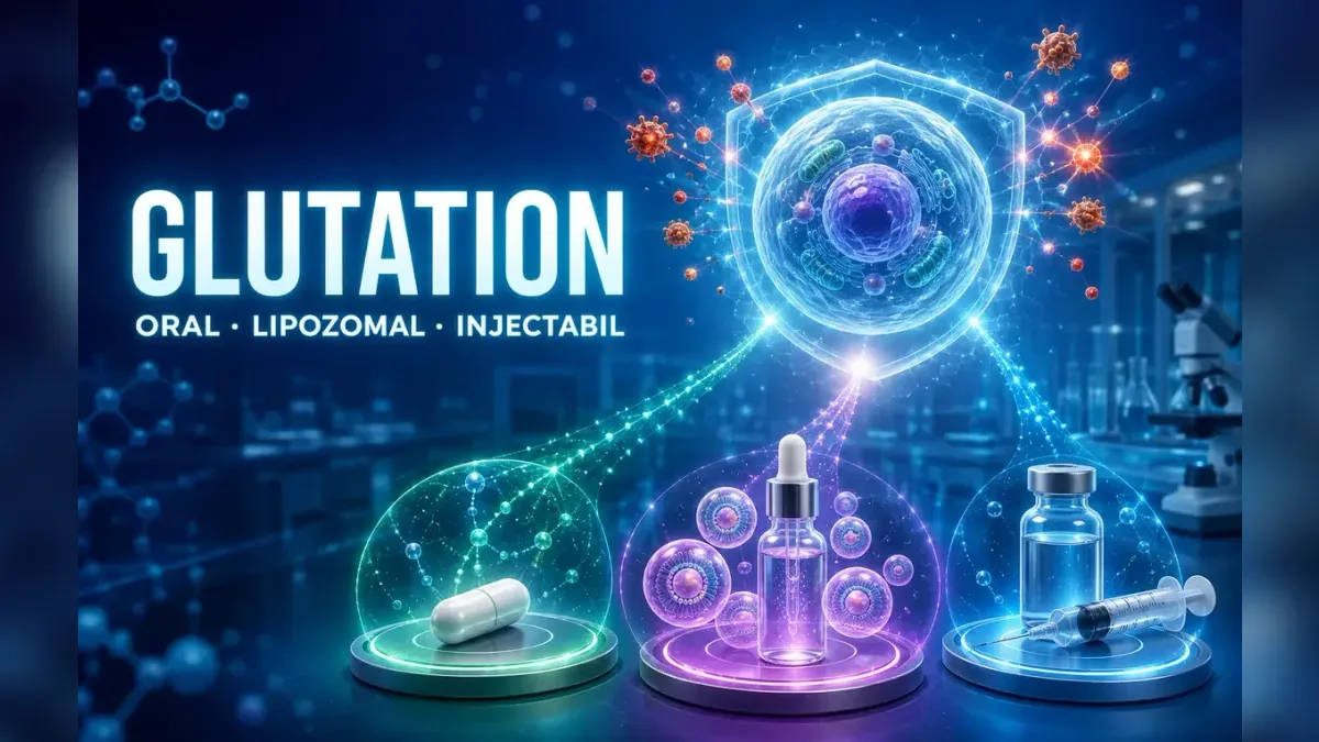 Glutation: oral, lipozomal, IV