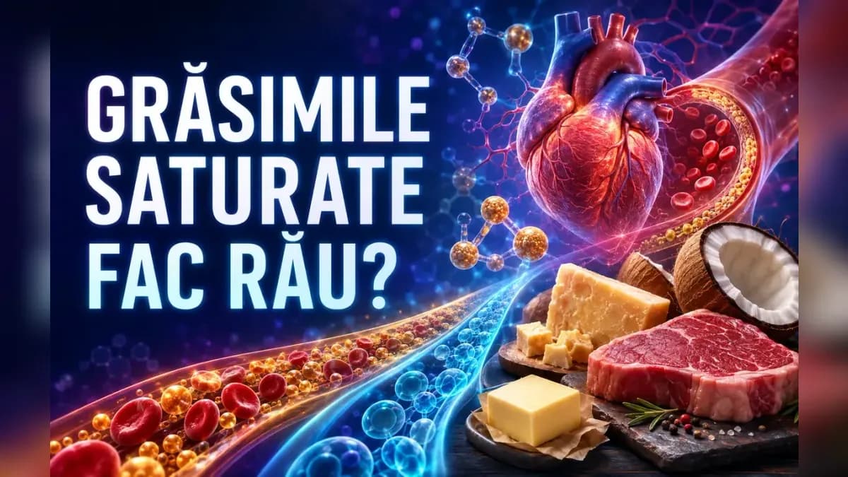 Grăsimile saturate fac rău?