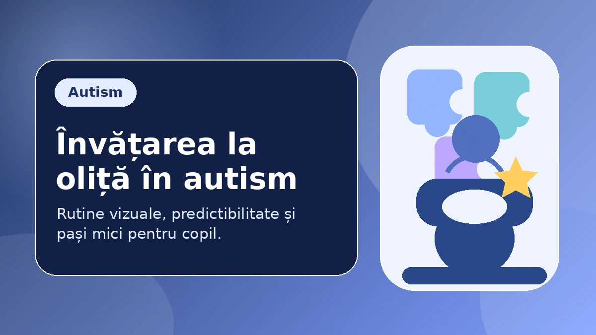 Învățarea la oliță în autism