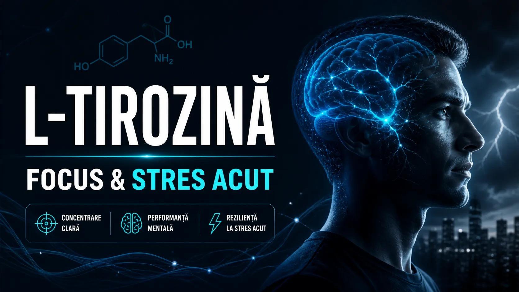 L-tirozina: focus și stres acut