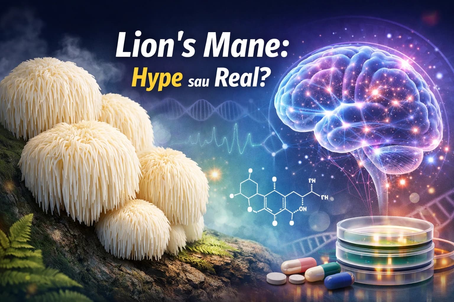 Lion's Mane: hype sau ajutor real pentru creier?