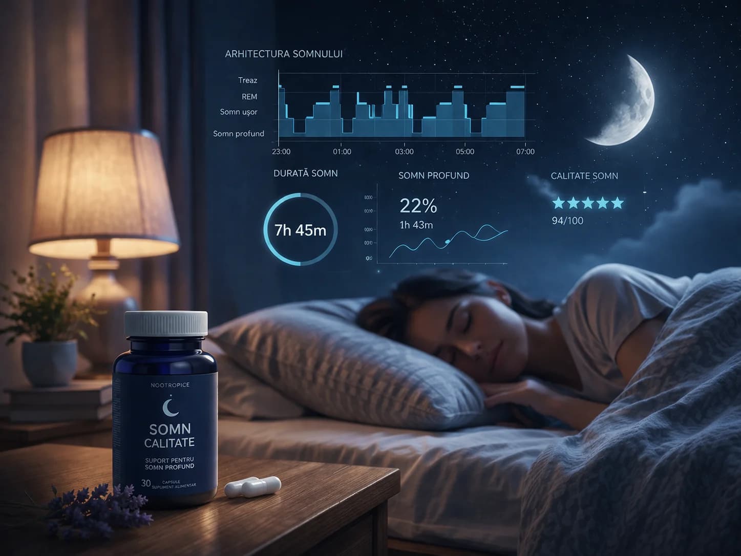 Nootropice pentru somn profund fără a crea dependență