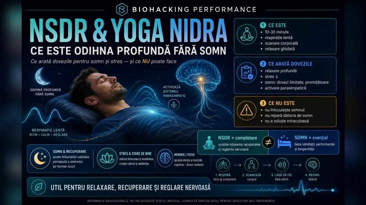 NSDR și yoga nidra: ce este