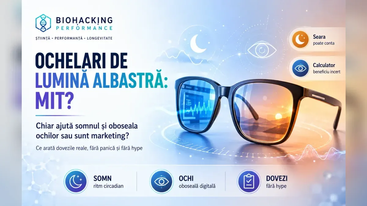 Ochelari de lumină albastră: mit?