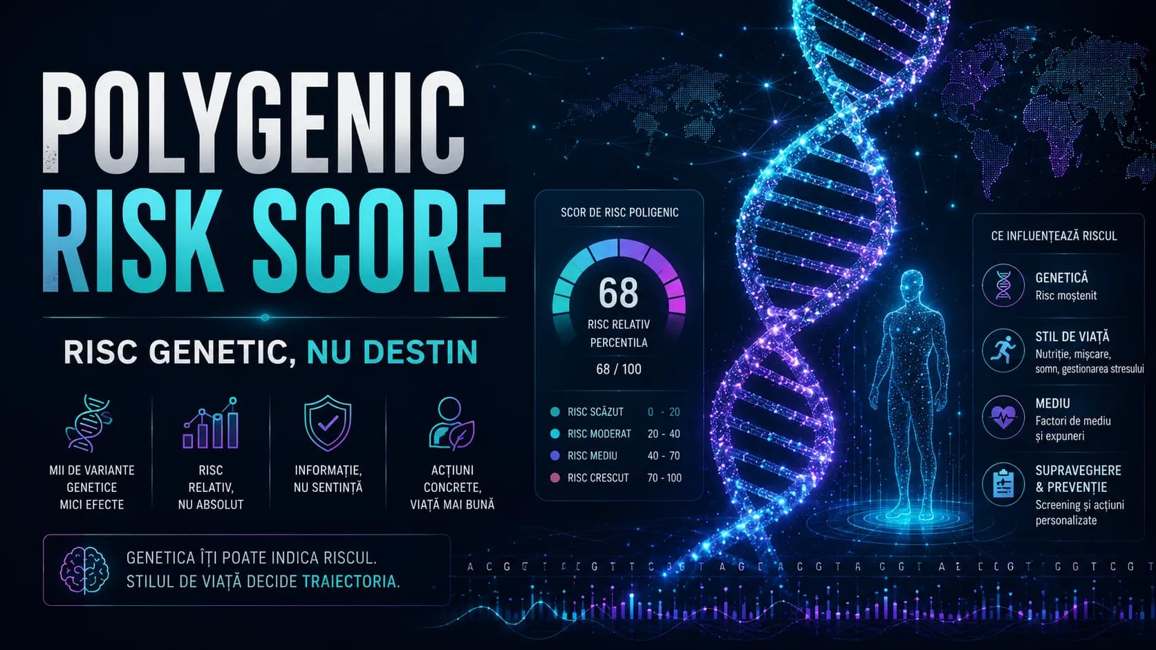 Polygenic risk score: când merită