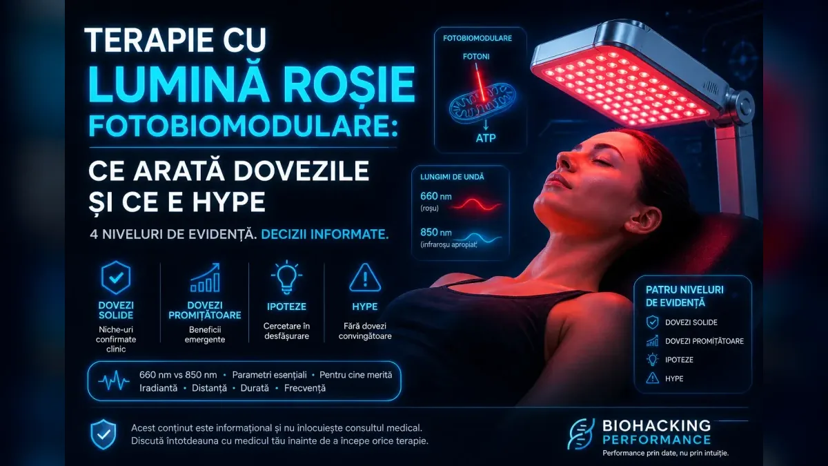 Lumină roșie: dovezi vs hype