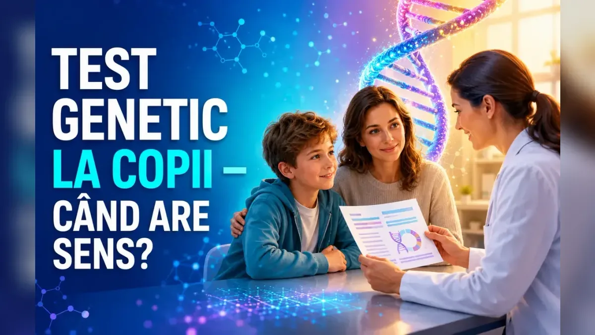 Când merită test genetic la copil