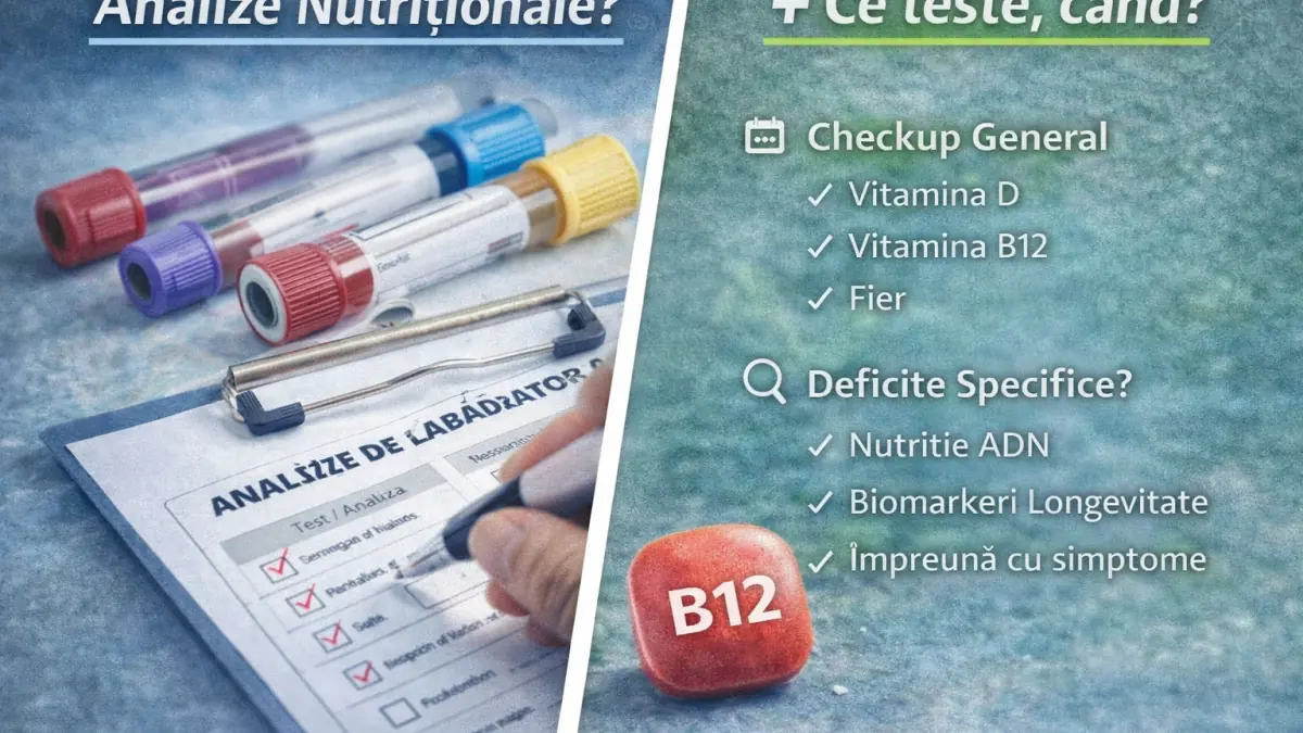 Analize nutriționale: teste utile | Biohacking Performance